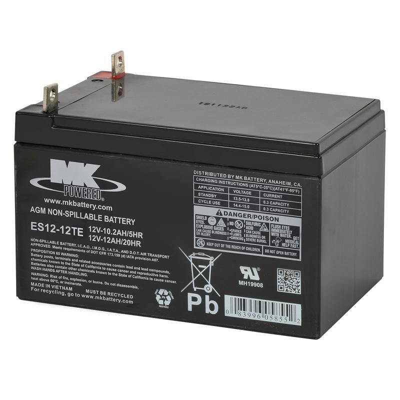Deka ES12-12TE Small SLA Battery
