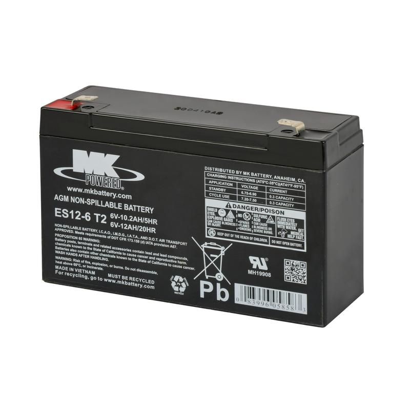 Deka ES12-6T2 Small SLA Battery