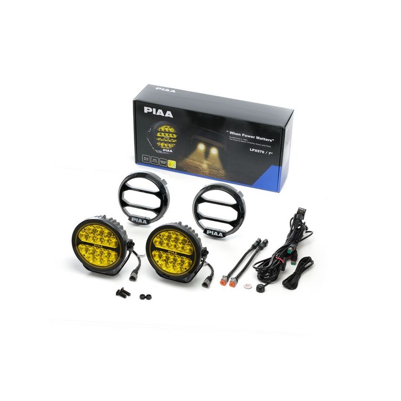 PIAA DKX576 7 inch / Yellow / (Pack of 2) Kit