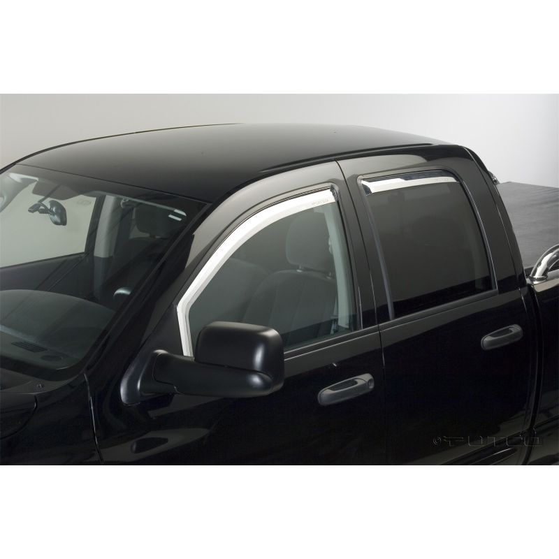 Putco 480240 14-18 GMC Sierra LD - (Fronts Only) Excl regular cabs Element Chrome Window Visors