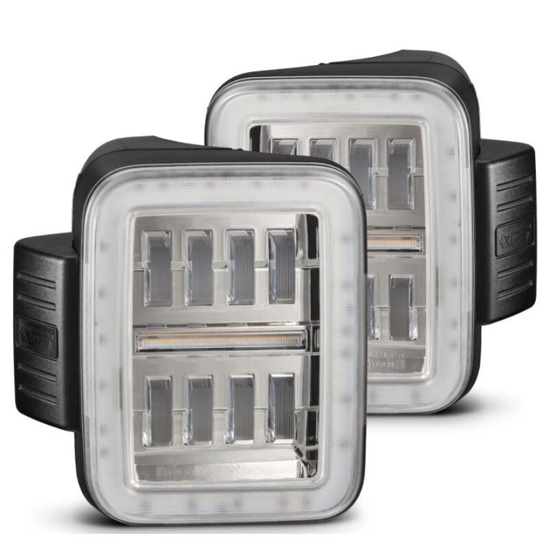 AlphaRex 602060 19-24 Jeep Gladiator JT Nova-Series Prismatic LED Tail Lights - Chrome