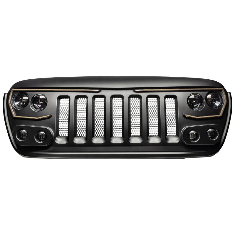 Oracle Lighting 5837-PRO VECTOR Series Full LED Grill for the Jeep Wrangler JL / Gladiator JT