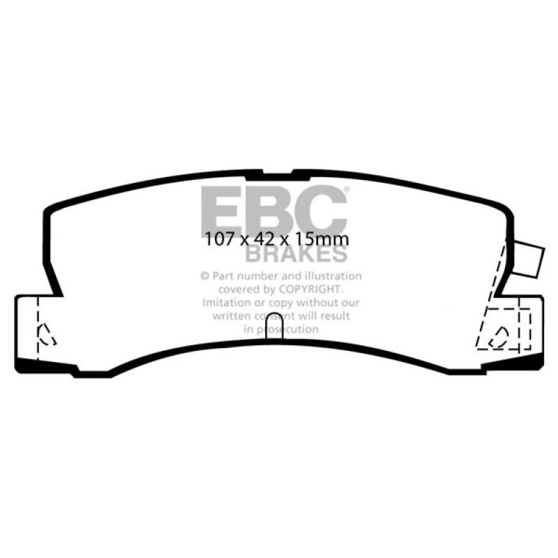EBC UD352 89-92 Geo Prizm 1.6 SL Ultimax2 Rear Brake Pads