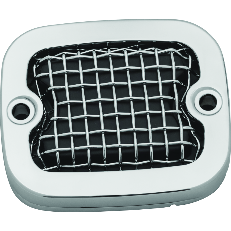 Kuryakyn 6534 Mesh Master Cylinder Cover Brk Chrome