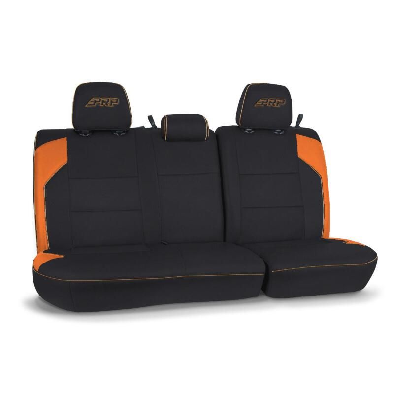 PRP Seats B054-05 PRP 16-23 Toyota Tacoma Rear Bench Cover - Black/Orange