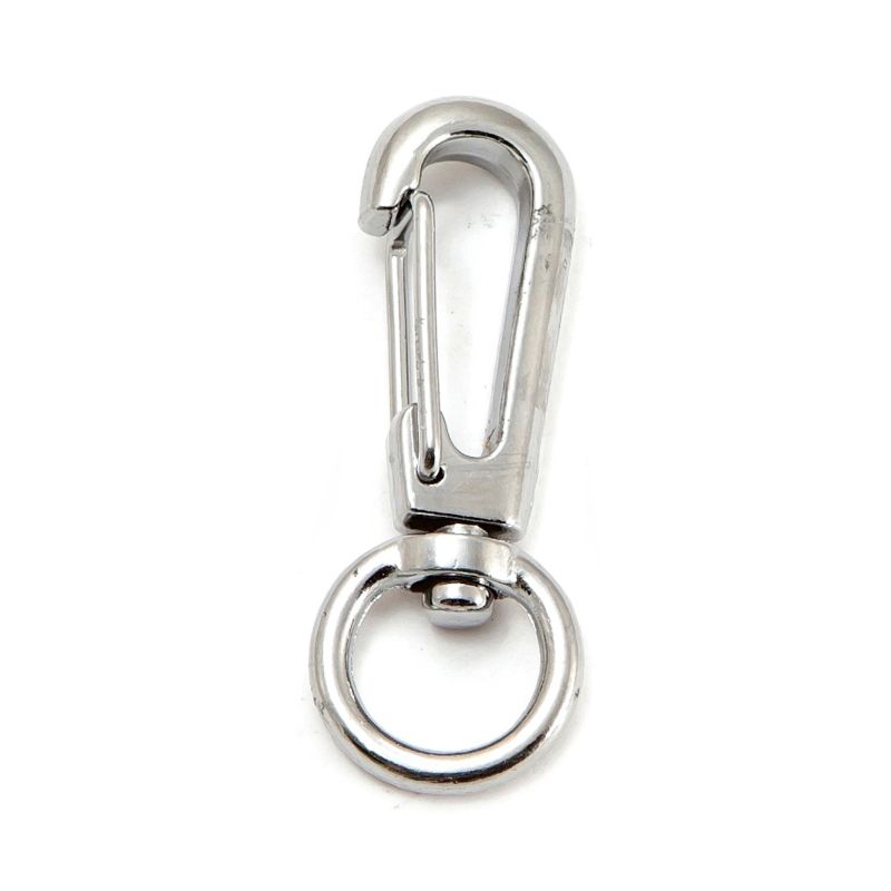 Forney 61277 Mini Spring Snap Hook, Zinc Plated, 9/16-Inch-by-1-7/8-Inch Overall Length