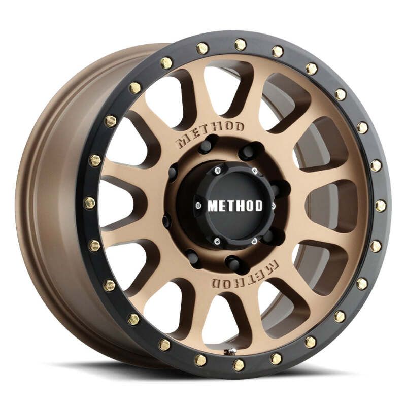 Method Wheels MR30578550925 Method MR305 NV 17x8.5 25mm Offset 5x5 94mm CB Method Bronze/Black Street Loc Wheel