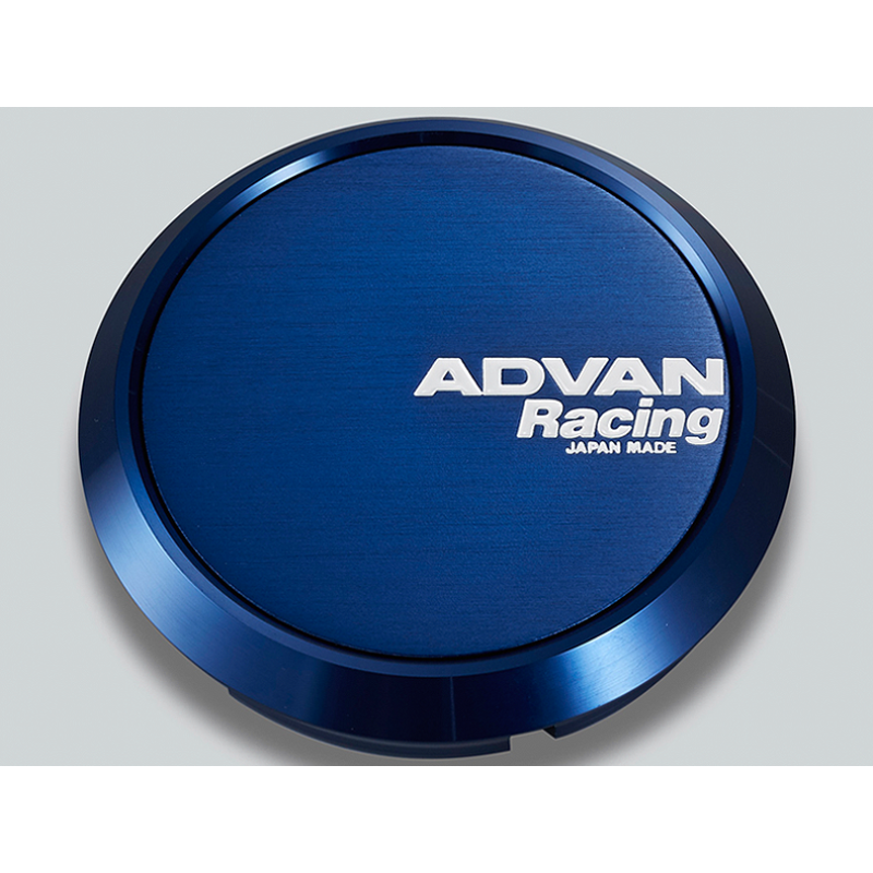 Advan 73mm Flat Centercap - Blue Anodized