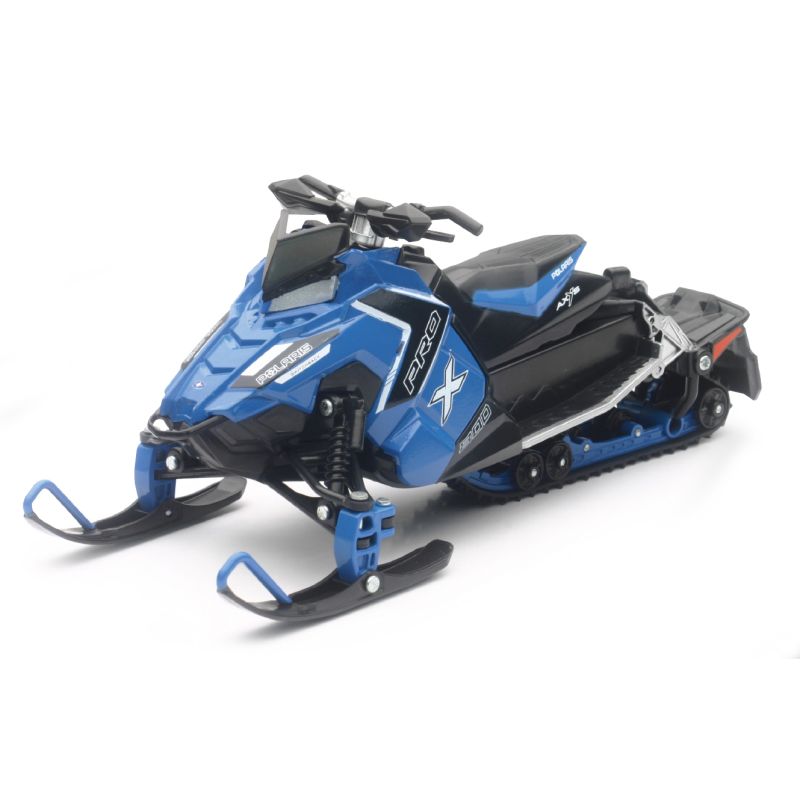New Ray Toys 57783B Polaris Switchback Pro-X 800 Snowmobile (Blue)/ Scale - 1:16