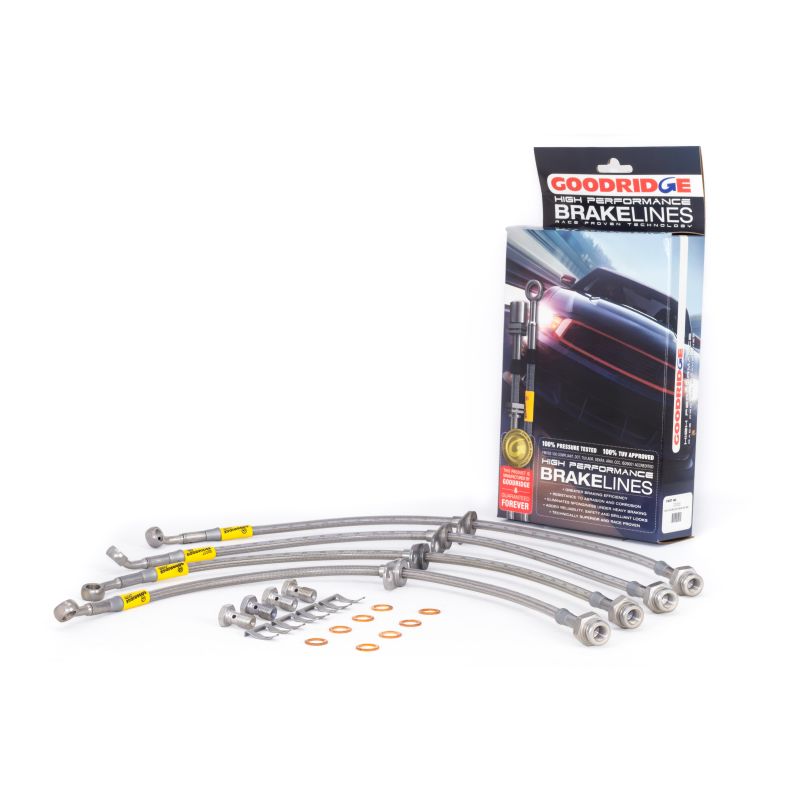 Goodridge 20006 03+ Honda Accord w/ Rear Disc Brake Lines