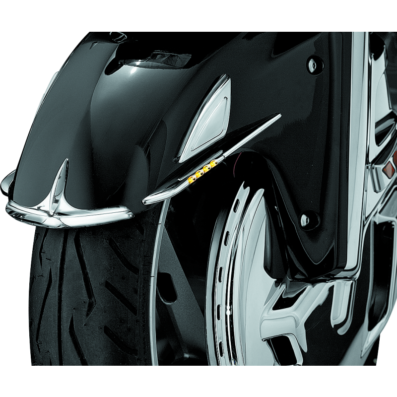 Kuryakyn 7321 Front Fender Tip 01-17 Honda GL1800 Chrome