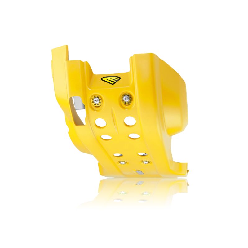 Cycra 1CYC-6217-56 14-15 Husqvarna TC250 Full Combat Skid Plate - OEM Yellow