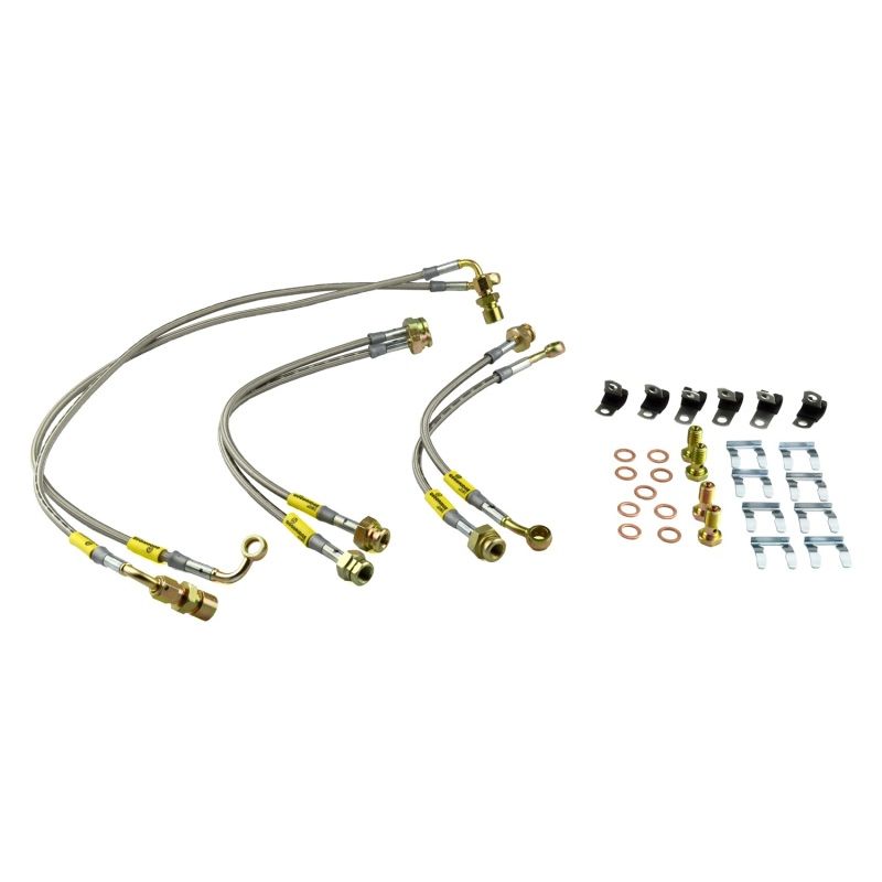 Goodridge 14196 00-06 Chevrolet Tahoe (Rear Disc w/ Stabila Trak) Stainless Steel Brake Line Kit