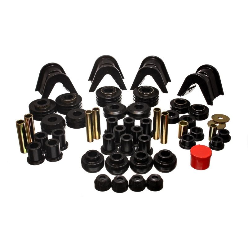 Energy Suspension 73-79 Ford F-150 Pickup w/ 2 Degree C-Bushing Black Hyper-Flex Master Bushing Set