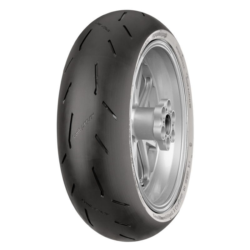 Continental Tire 02446560000 Continental ContiRaceAttack 2 Medium - 180/60 ZR17 M/C 75W TL Rear