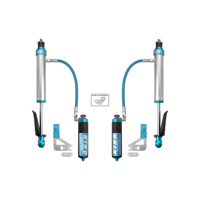 King Shocks 25001-397A 2022+ Toyota Tundra Rear 2.5 Dia Remote Reservoir Coilover & Adjuster (Pair)