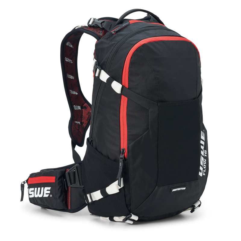 USWE 2252827 Flow MTB Protector Pack 25L - Black/ Red