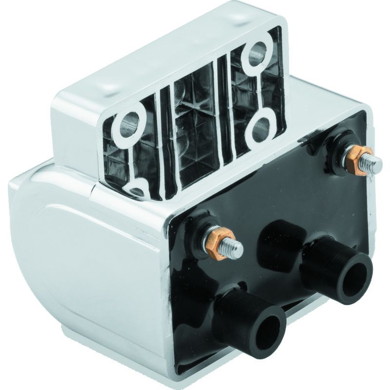 TwinPower 210536 Twin Power 80-84 Big Twin and XL Ignition Coil Chrome Replaces H-D 31609-80 4 Ohm
