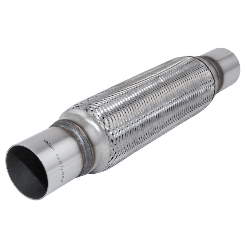 FORTLUFT 4401083 Exhaust Flex Connector With Extension Pipes Stainless Steel, 2.00''x10.00''x14.00''/50.8x254x356mm