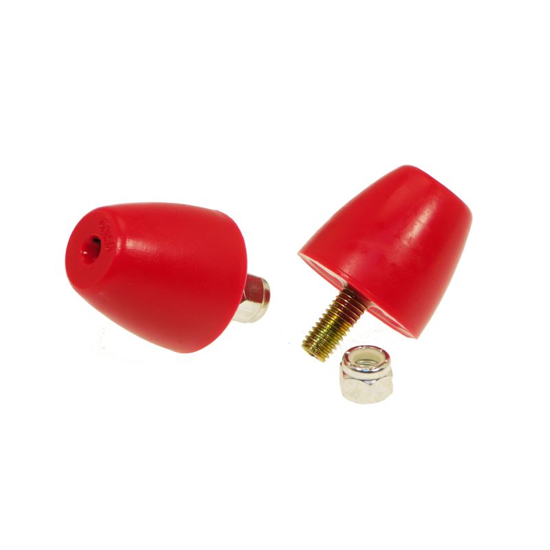 Prothane 19-1317 Universal Bump Stop 1 9/16X1 5/8 Cone - Red