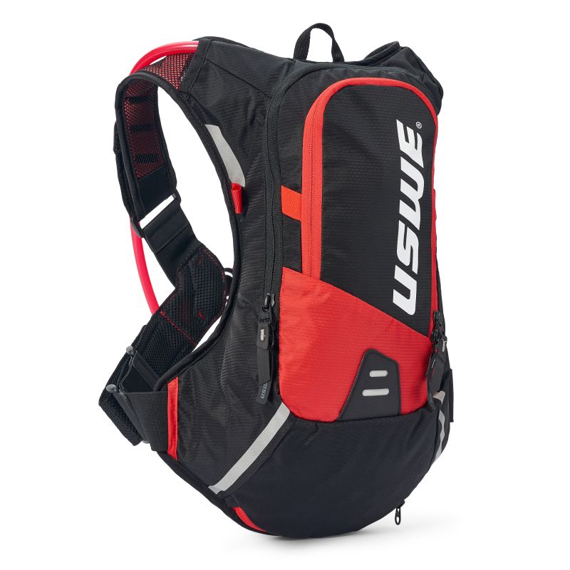USWE 2085230 MTB Hydro Hydration Pack 8L - Black/ Red