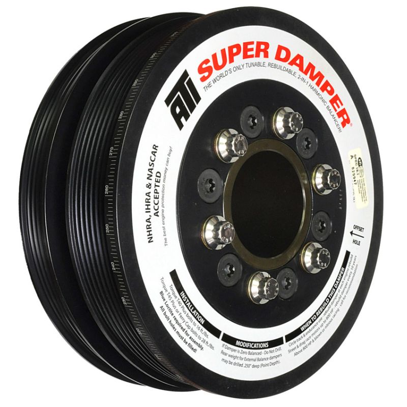 ATI ATI918635 Damper - 7.48in - Alum - 6/4 Grv - LS3 Camaro - 10-15 - Gen 3 Vortec Truck - 6 Bolt - LS