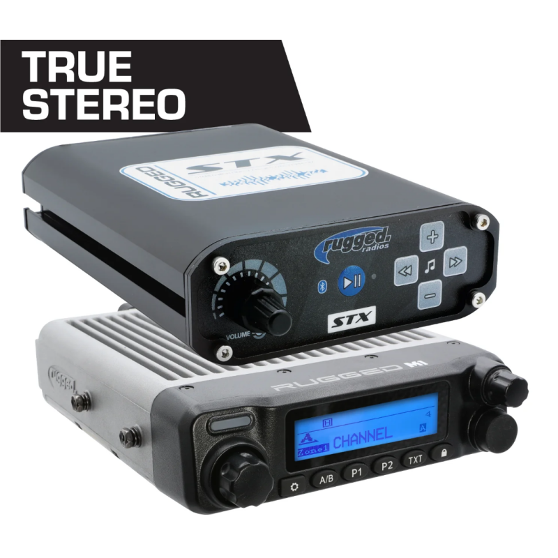 Rugged Radios MCK-STX-2P-M1 STX STEREO Complete Master Comm Kit w/ Intercom - 2-Way Radio M1 VHF Business Band