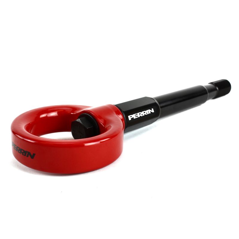 Perrin 18-19 Subaru Crosstrek Tow Hook Kit (Rear) - Red