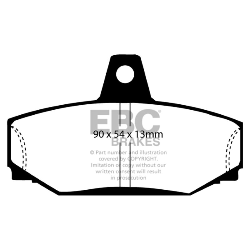 EBC UD391 83-90 Volvo 760 2.3 Turbo (ABS) (Girling) Ultimax2 Rear Brake Pads