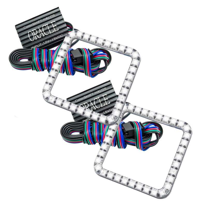 Oracle Lighting 5776-333 Off-Road 3 in. Square WP ColorSHIFT(tm) LED Halo