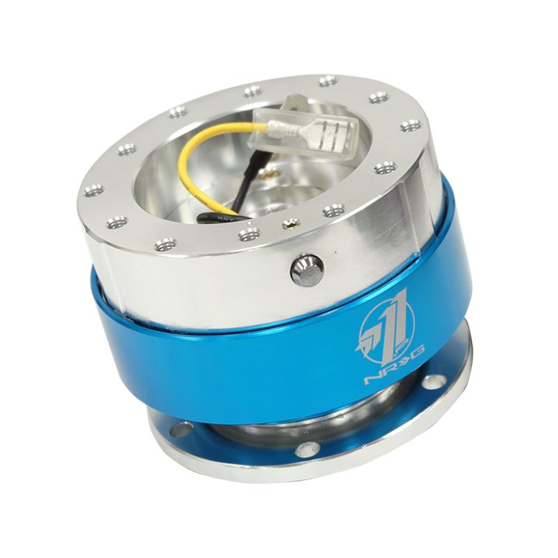 NRG SRK-100BL Quick Release - Black Body/ Blue Chrome Ring