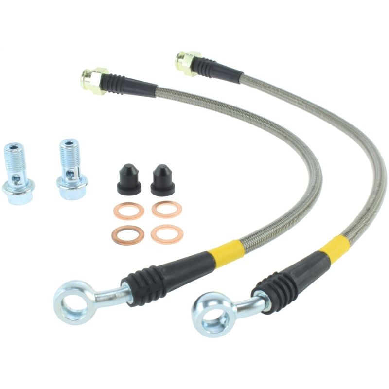 StopTech 2012 Jeep Grand Cherokee (all) Stainless Steel Rear Brake Lines