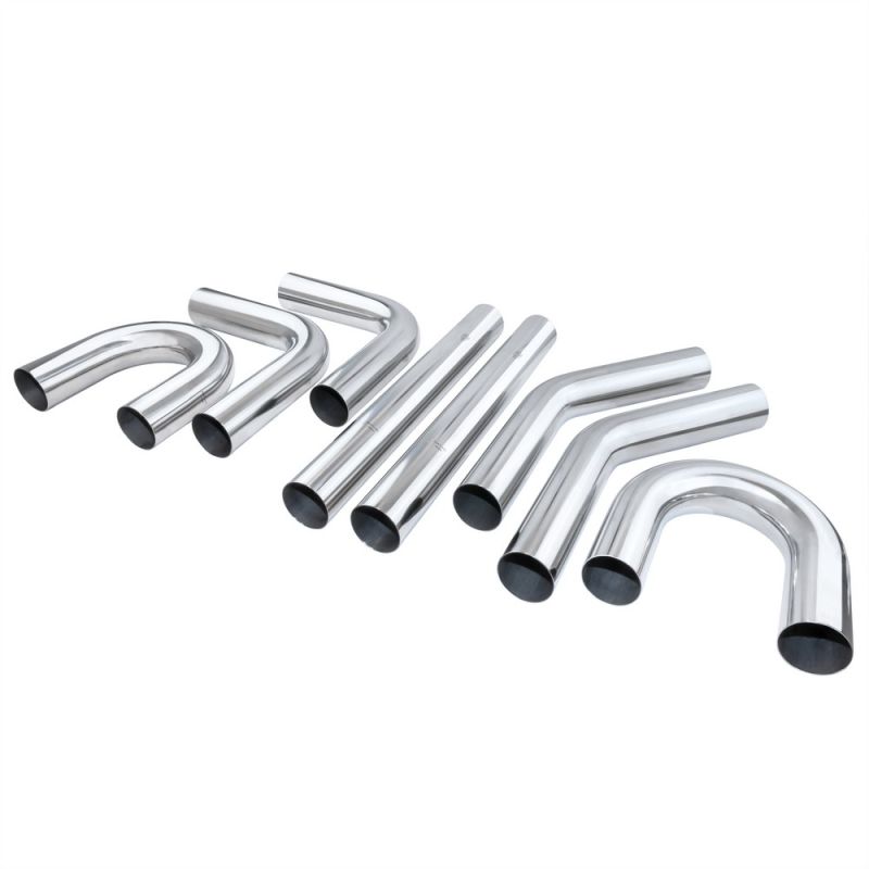 FORTLUFT 4401049 Universal Sets Mandrel Exhaust Bend Pipes & Straight Pipes Stainless Steel 8 Pcs, 3.00''/76mm