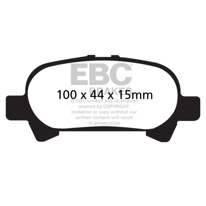 EBC 00-04 Toyota Avalon 3.0 Ultimax2 Rear Brake Pads