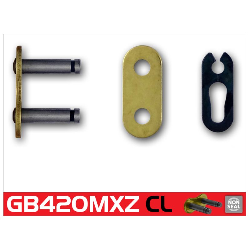 RK Chain GB420MXZ-CL GB420MXZ Clip Link - Gold