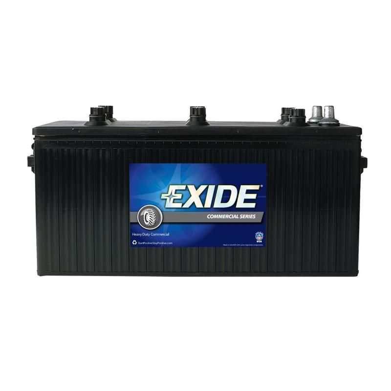 EXIDE BATTERY 4D HD/ Commercial 12V GRP:4D CCA:1000 AH:156 RC:320 FLOODED Term:A