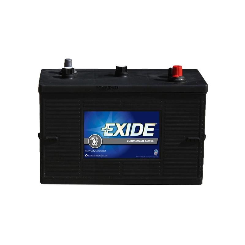 EXIDE BATTERY 5D HD/ Commercial 6V GRP:5D CCA:850 AH:143 RC:280 FLOODED Term:A