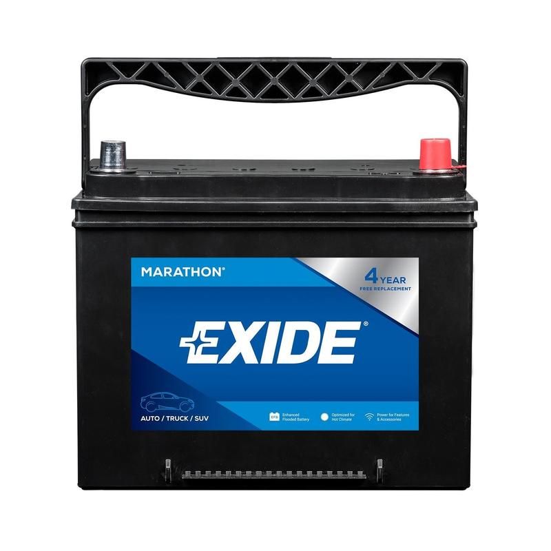EXIDE BATTERY M24F Marathon GRP:24F CCA:750 AH:76 RC:130 EFB