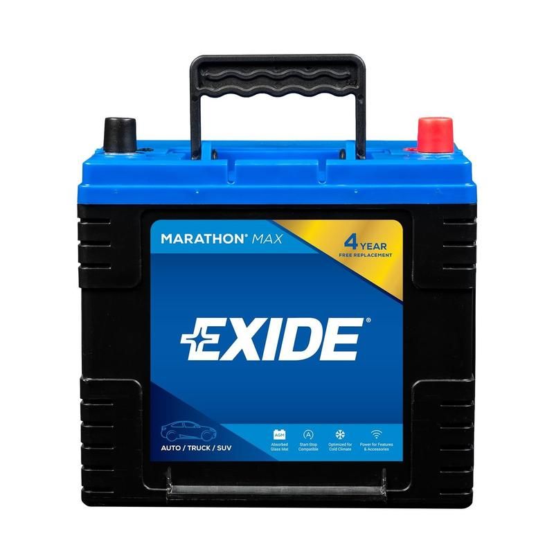 EXIDE BATTERY MX35 Marathon Max GRP:35 CCA:650 AH:55 RC:100 AGM