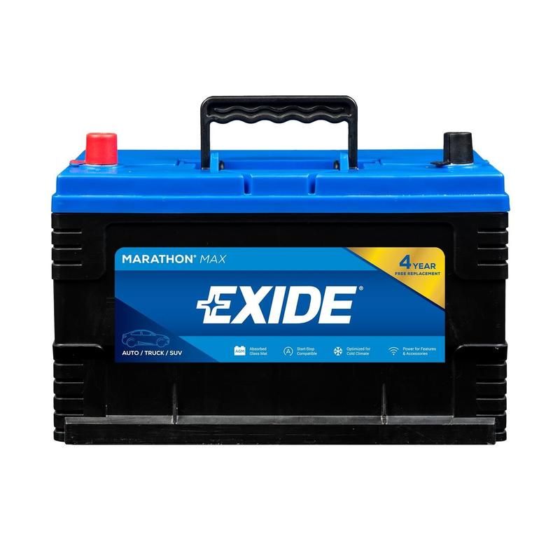 EXIDE BATTERY MX65 Marathon Max GRP:65 CCA:750 AH:68 RC:120 AGM