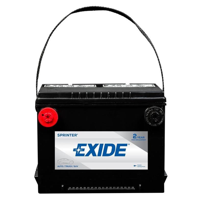 EXIDE BATTERY S75 Sprinter GRP:75 CCA:650 AH:54 RC:100 FLOODED