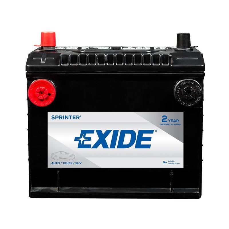 EXIDE BATTERY S75DT Sprinter (D/T) GRP:75/86 CCA:550 AH:46 RC:85 FLOODED