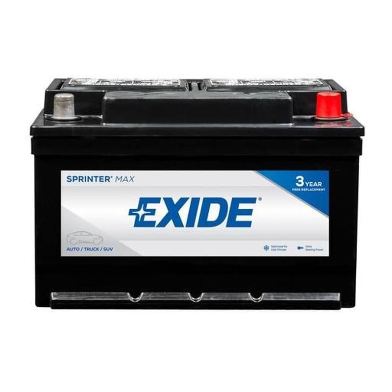 EXIDE BATTERY SX40R Sprinter Max GRP:40R CCA:650 AH:56 RC:105 FLOODED