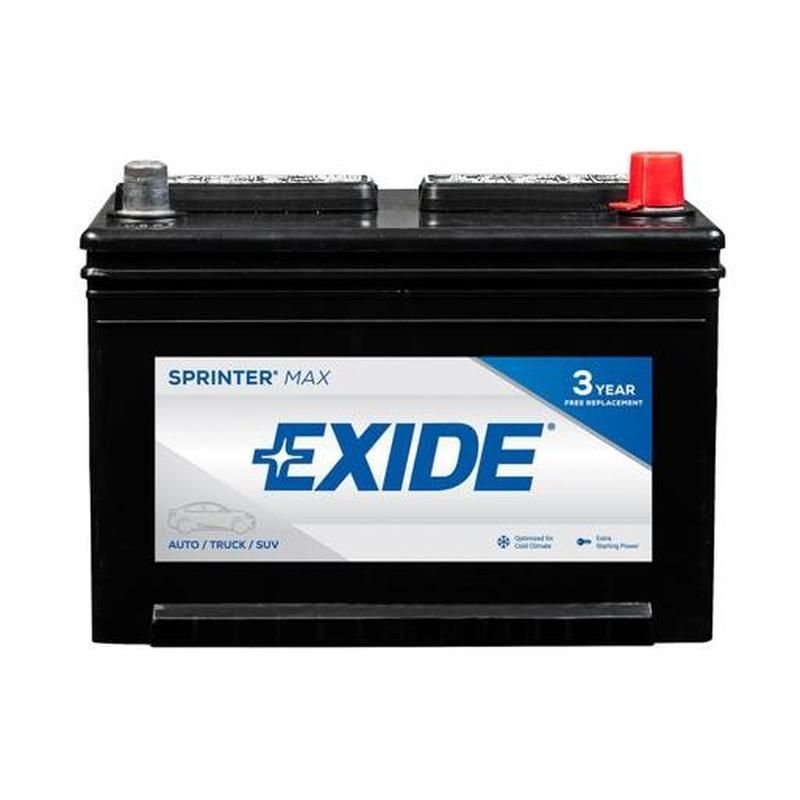 EXIDE BATTERY SX58R Sprinter Max GRP:58R CCA:600 AH:46 RC:85 FLOODED
