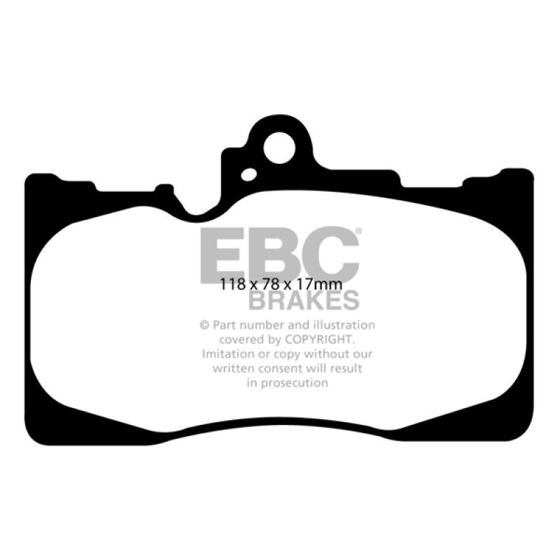 EBC UD1118 07-08 Lexus GS350 3.5 RWD Ultimax2 Front Brake Pads