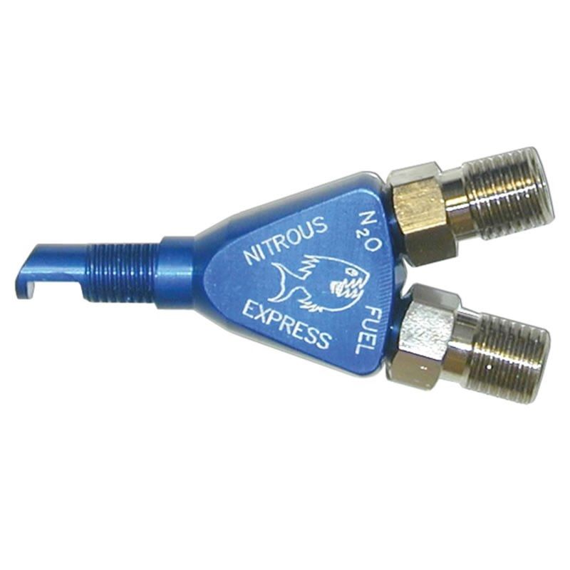 Piranha Nitrous Nozzle Blue Anodized