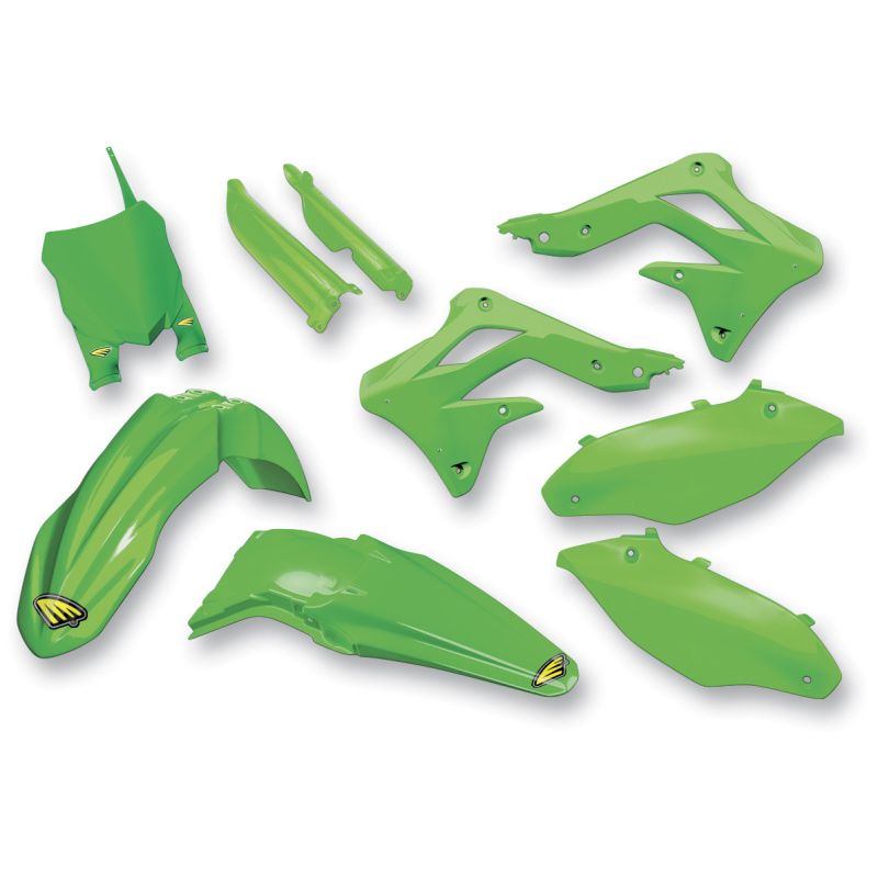 Cycra 1CYC-9307-72 13-16 Kawasaki KX250F Powerflow Body Kit - OEM Green