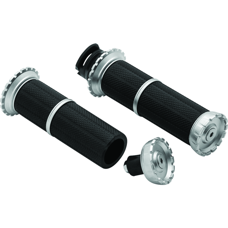 Kuryakyn 3588 Riot Grips Scout Silver