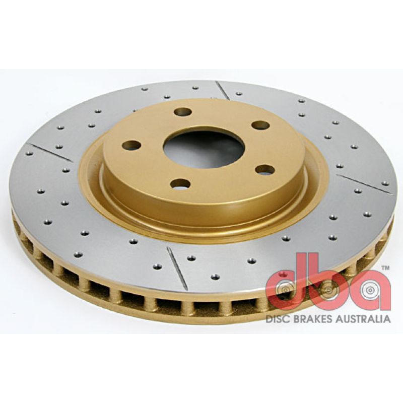 DBA 2009 Pontiac G8 GT 6.0L (V8) Uni-Directional Cross-Drilled/Slotted Front Rotor