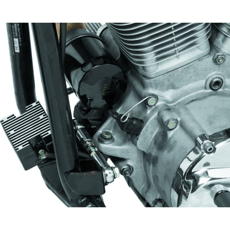 TwinPower 603604 Twin Power 80-99 Big Twin Exc Twin Cam L84-Up XL Black Oil Filter Replaces H-D 60305-80A